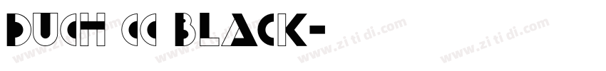 DUCH CC Black字体转换